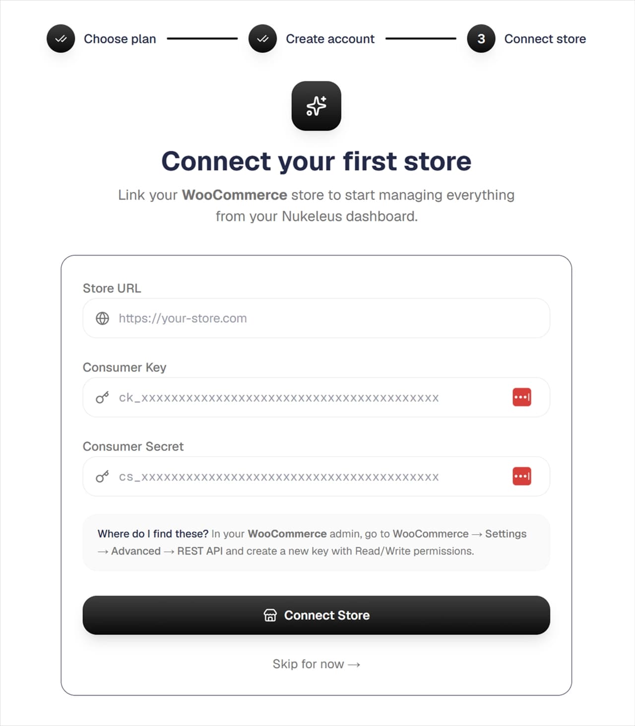 Connect your WooCommerce store